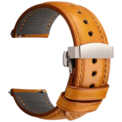 REZERO Leather Watch Bands, Handmade Quick Release Watch Straps, Luxury