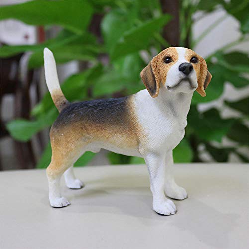 Décorations Ornements Sculptures Statue Figurines Beagle KELIEQA pour intérieur maison et voiture