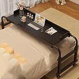 Generisch Höhen- und längenverstellbarer mobiler Stehtisch mit Rollen – ideal für Wohnzimmer, Schlafzimmer und Büro.