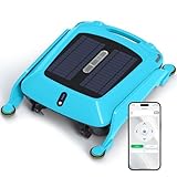Solar Powered Pool Skimmer Robot: Automatic Pool Surface Skimmer Cleaner with APP Support, Dual Charging Modes, Smart Radar Obstacle Avoidance, 24/7 Continuous Surface Cleaning for Most Pools