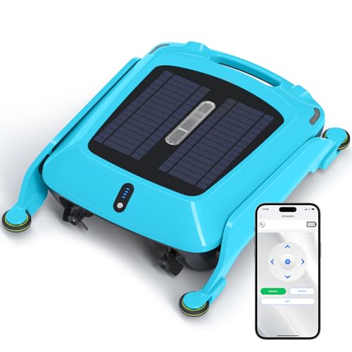 Solar Breeze Pool Skimmer Review 7 Solar Powered Pool Skimmer Robot: Automatic Pool Surface Skimmer Cleaner with APP Support, Dual Charging Modes, Smart Radar Obstacle Avoidance, 24/7 Continuous Surface Cleaning for Most Pools