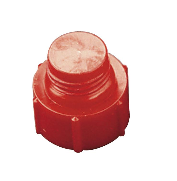 Image of Caplugs PDO-105 - PDO Series - Plastic Threaded Plugs for SAE O-Ring Ports, 1000 Pack, to Plug Thread Size 1 /2 inch - 20, High-Density Polyethylene (PE-HD), Red (99191594)