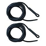 LOOEEL 2 PCS Pilates Reformer Pull Rope Parts, Pilates Reformer Ropes Replacement Strap, Suitable for Home Studio use of Yoga Fitness Equipment, Pilates core Bed Accessory Yoga Strap.