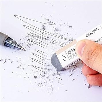 Grauer mattierter Radiergummi, Sandradierer mit matter Tinte, Kugelschreiber, Füllfederhalter, Schreibwaren, Büro, Schulbedarf, Stift-Stil-Radiergummis