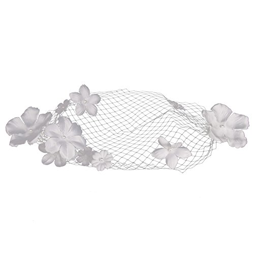 Purfun Women Mesh Veils Bridal Birdcage Veil Short Wedding Face Veil With Comb, Gothic Bride Wedding Veil Fancy Dress Party Opera Halloween Costume Headwear Hair Accessory #TOP5