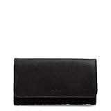 Vera Bradley Women's Microfiber Audrey Wallet with RFID Protection, Classic Black