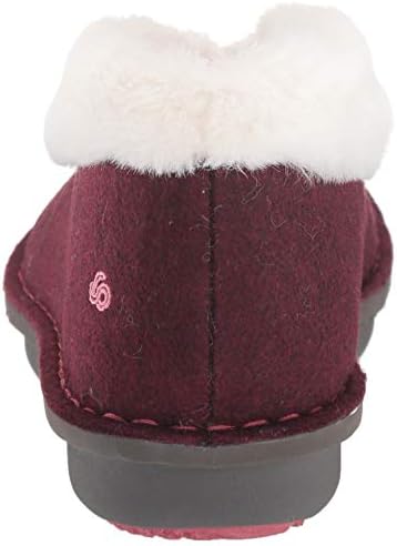 Clarks Women's Step Flow Low Slipper, Maroon Felt, 7 M US | Image 2