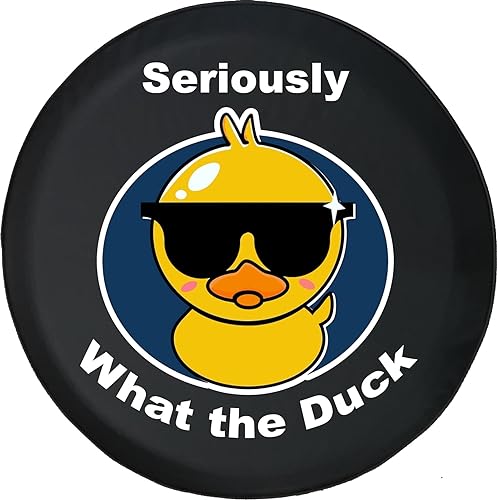 Spare Tire Cover Cool Sunglasses Duck fits 16-20 inch Rim | 32-33 tire