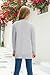 Poploli Girls Cardigan Knit Open Front Long Sleeve Sweaters Fall Casual Outwear with Pockets for 5-14 T Kids Grey