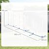 PawHut Adjustable Dog Agility Training Obstacle Course Set with Weaves Poles Storage Bag for Pet Dogs Outdoor Games Exercise