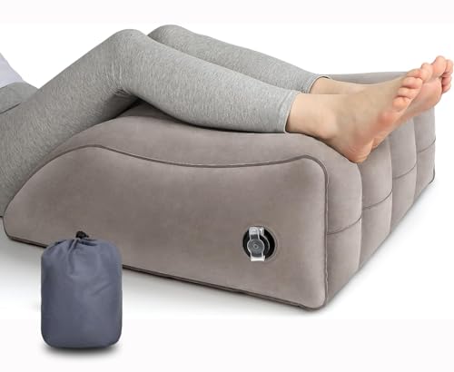 Inflatable Leg Elevation Pillow with Storage Bag