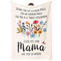 Encoink Dankeschön Geschenke für Mama, Danke für Alles Kuscheldecke