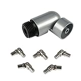 Eckverbindungs-Set/Gelenkverbinder für Geländer-Sets in Aluminium matt