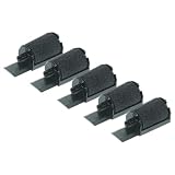 vhbw 5x nastro inchiostrato compatibile con Casio HR 160 L, HR 18, HR 150 TER, HR 160 calcolatrice registratore di cassa - Rullo inchiostratore nero