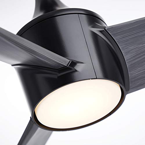 Luminance Kathy Ireland Home Riptide, 52 Inch, Barbeque Black #TOP2