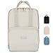 Produktbild LARKSON Rucksack Damen & Herren Beige - No 6 - Daypack mit 16 Zoll Laptopfach - Rucksäcke für City Schule Business - Schulrucksack Mädchen Teenager - Wasserabweisend