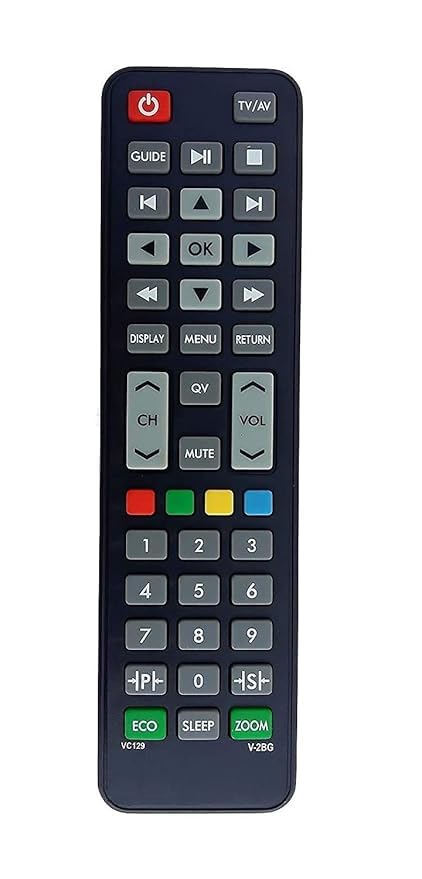 Image of Universal LCD Led Tv Remote Compatible for Videocon LCD Led Hd Tv Remote Control