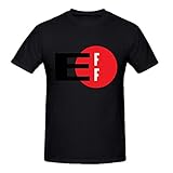 DIYCloTH Men's The Electronic Frontier Foundation Short Round T-shirt Black XL