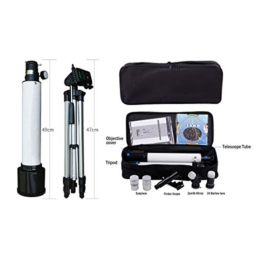 Telescopio Refractor 60mm 500mm Montura Altazimutal con Tripode miniatura 5