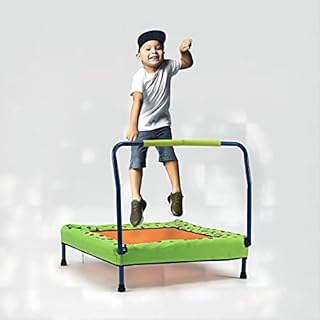 HLC Folding Junior Trampoline Outdoor Indoor Baby Toys with Handle for Kids Childrens, Best for gift