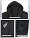 Vividpoint Mens Black Full Fleece Jacket, Zip Up Hoodie Sherpa Lined for Men Thermal Winter Coat Heavyweight Thick Sweatshirts Warm Men's Fashion Hoodies Basics Zipper Jackets XL