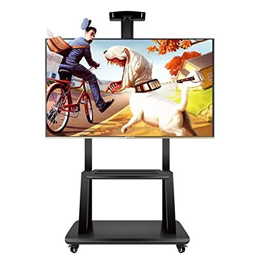 Soporte universal para TV con ruedas y 3 estantes, para TVs hasta 75" miniatura 1