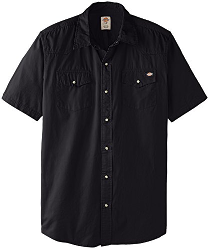 Dickies Men's Short Sleeve Twill Western Shirt