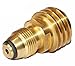 DOZYANT Propane Tank Adapter Converts POL LP Tank Service Valve to QCC1/Type1 Hose or Regualtor - Old to New
