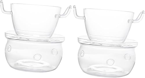 2 juegos de mantequilla para derretir cacerola de chocolate para derretir cacerola de cocina sartén para derretir cocción sartén de calefacción Olla