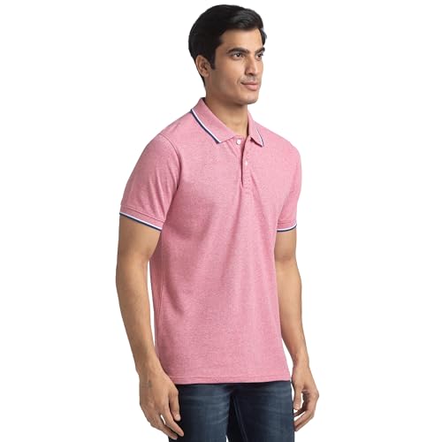 Image of Colorplus Tailored Fit Medium Green T-Shirt for Men