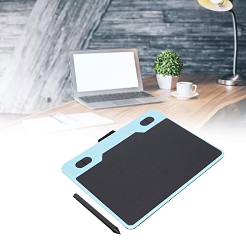 Tableta digitalizadora T503, con sensibilidad a la presión de 8192 niveles y resolución de 5080 LPI, incluye lápiz electromagnético para Android e iOS, plug and play para artistas, estudiantes y diseñadores (Azul) miniatura 3