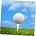 BESPORTBLE 10pcs Wooden Golf Tees Easy to Install Practical Golf Holders for Practice Reduces Friction for Enhanced Distance