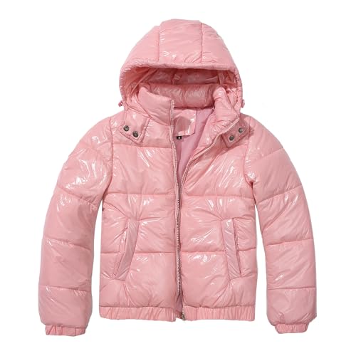 Manteau rembourré chaud contre le froid veste bouffante brillante