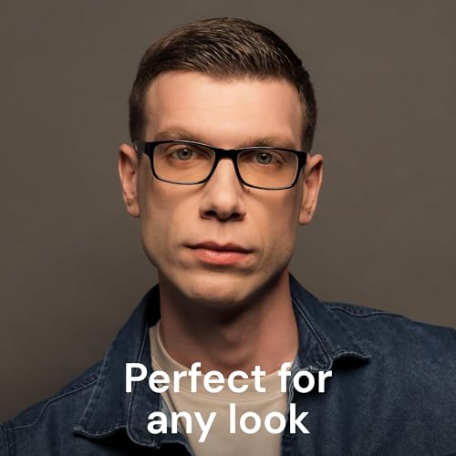 Image of Gaoye +1.75 2-Pack of Reading Glasses - Blue-Light Filter, UV Protection - Readers with Rectangle Frames