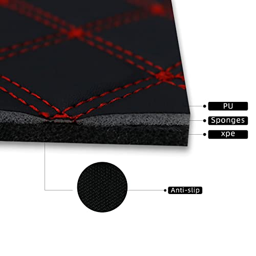 Cotree Car Armrest Cover For Vehicle Suv Truck Car,Universal Arm Rest Covering Car,Pu Leather Auto Center Console Cover,Water Proof Console Cushion Seat Box Cover,Interior Car Accessories(Black&Beige) #TOP3