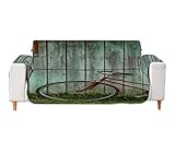 Housses de canapé avec sangles extensibles / élastiques.