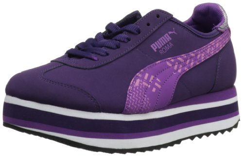 PUMA Women's Roma Stacked Lace-Up Fashion Sneaker