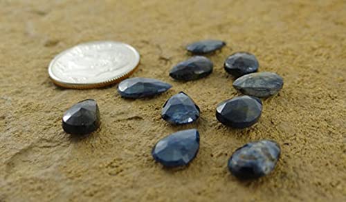 Pietersite naturelle briolette facettée LKBEADS perles poire 9x7mm assorties