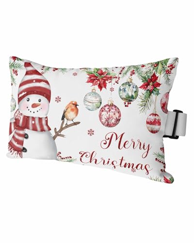 Outdoor Pillows for Chaise Lounge Chair Set of 1 Snowman