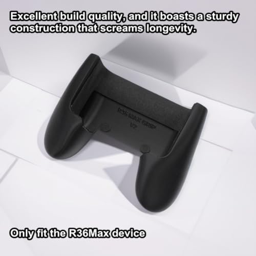 Petforu Grip Handle for R36MAX Handheld Game Console (Black) - Thumbnail 6