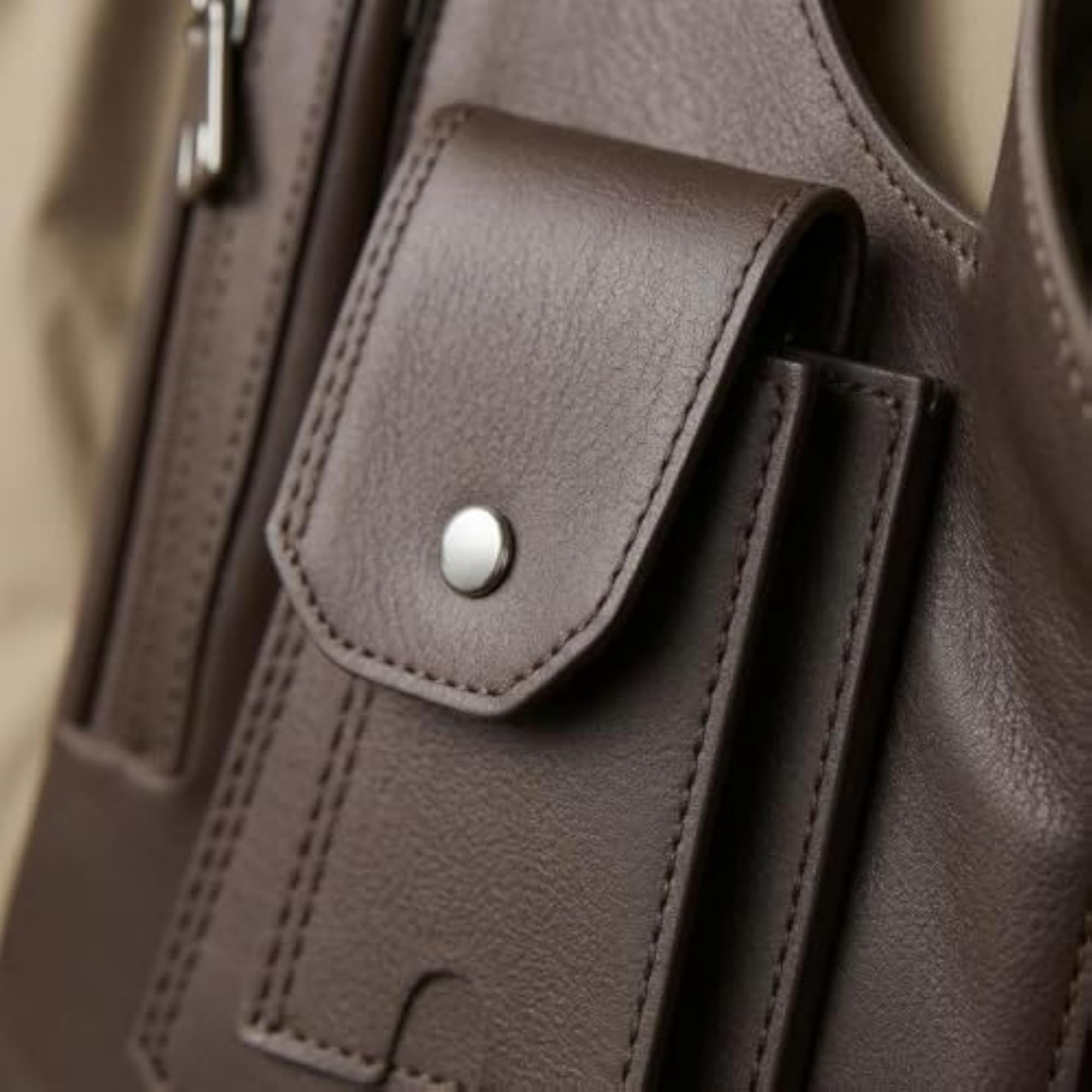 Structured Body Underarm Bag with Metal Zippers, Emerald Green