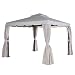 Produktbild SIENA GARDEN Pavillon DUBAI 300x300 cm anthrazit/natur