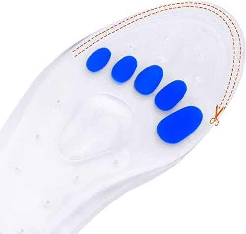 Silicone Gel Insoles Heel Arch Support Orthotic Insole Plantar Fas