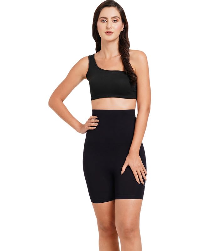 Image of Inner Sense Bamboo 4 in 1 Shapewear for Women Tummy and Thigh I High Waist Tummy Tucker for All Day Wear I Pull On Thigh Shapewear for Women Invisible Under Clothing