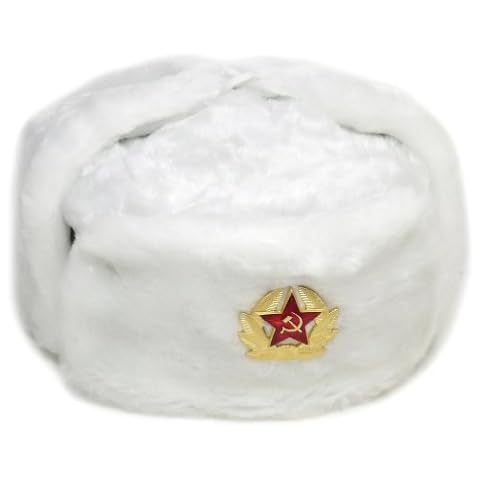 Hat Russian Soviet Army Special Winter Fur Military Ushanka WH Size L Cover