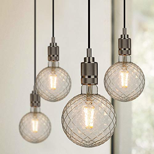 TIANFAN - Lampadina LED Edison, sfera grande