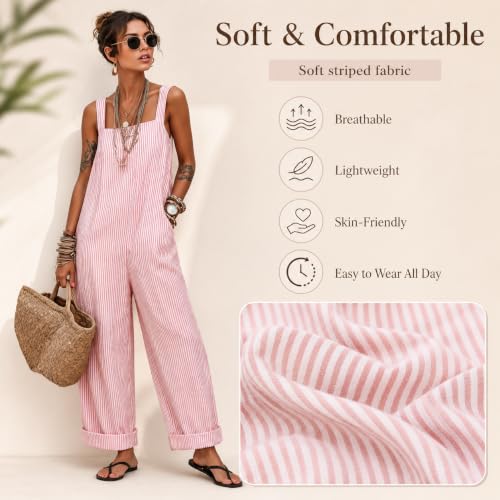 Peto largo de pierna ancha estilo vintage y corte holgado casual 5