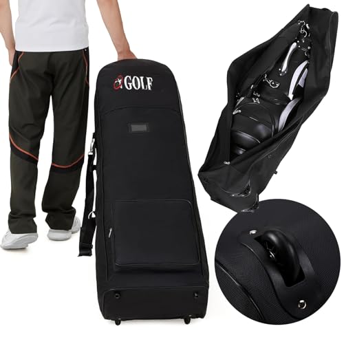 Foldable Big Traveler Golf Travel Cover Premium Bag Wheeled XL Flight Carry Case