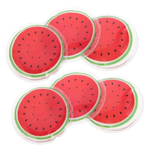 MAJORMENCH 6pezzi Cerotti Refrigeranti Riutilizzabili Per Occhi Impacchi Ghiaccio Rinfrescanti Per Alleviare Occhiaie Borse e Affaticamento Per Trattamenti Freddo Caldo e Sollievo Quotidiano