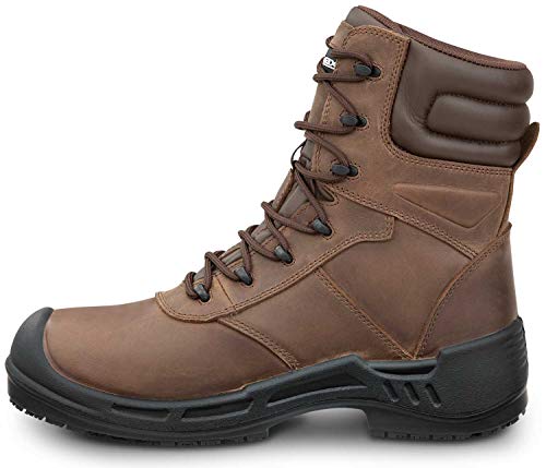 SR Max Logan, Men's, Brown, Comp Toe, EH, Waterproof, Insulated, Slip Resistant 8 Inch Work Boot3